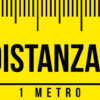 Adesivo Striscia – Metro –  Rispetta la distanza di sicurezza Adesivo Striscia – Metro –  Rispetta la distanza di sicurezza